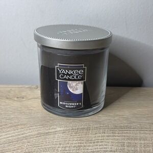 Yankee Candle‎ Midsummer's Night Small Jar Candle Scented Black 7 oz Single Wick